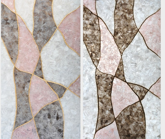 PASTEL DREAMLINES with Gold Embossed 3D special composition