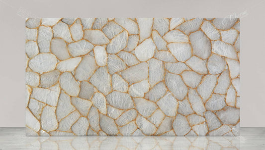 Quartz Rock Crystal Giant with Gold