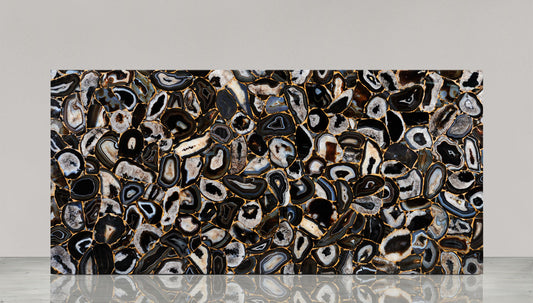 Agate Umbra with Gold